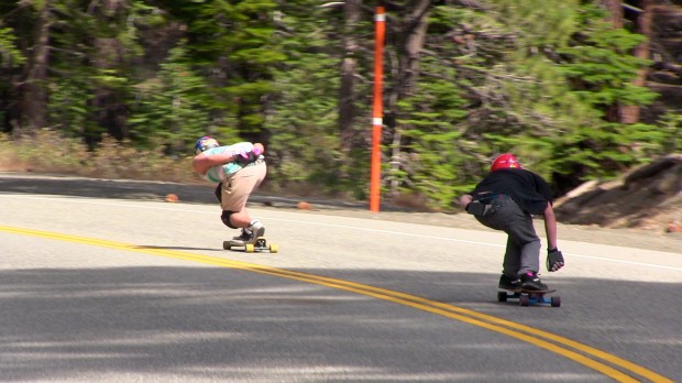 longboarding Mammoth