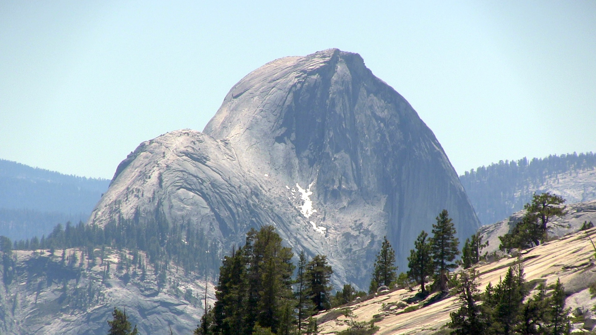 hiker, fall, half dome, Yosemite