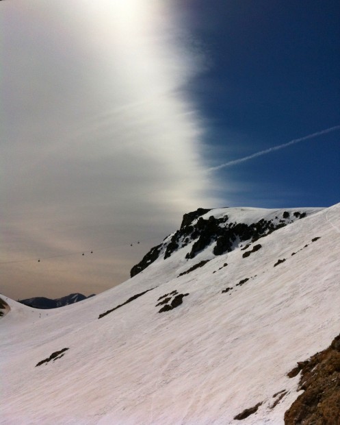 The big lenticular clouds that kept things hard in the am.