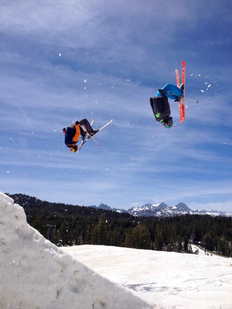 Xander & Lewis getting their feet above their heads today