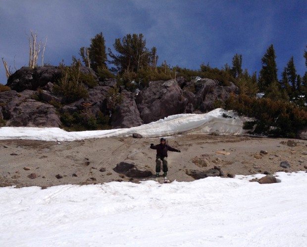 Dirt skiing conditions were A+ today