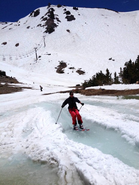 Sara Pond Crossing today. 