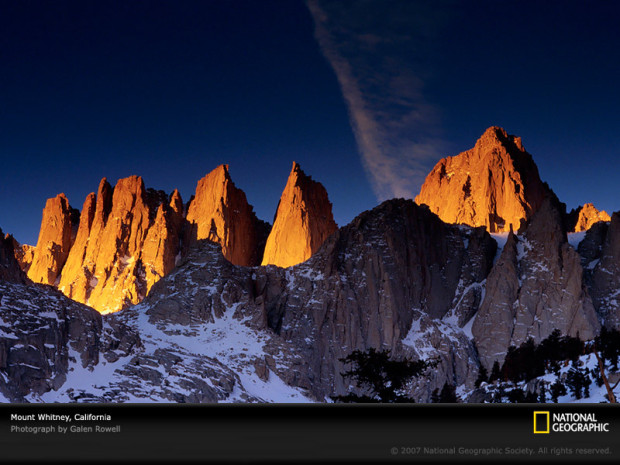 14,505' Mt. Whitney, CA.