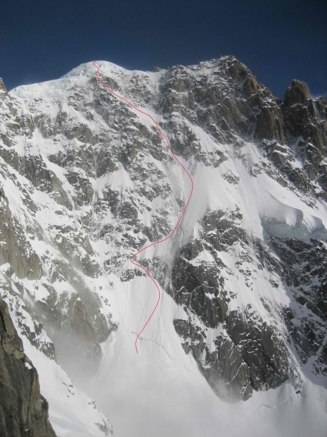 Nant Face of the Aiguille Vert, France