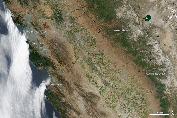 California snowpack on June 24th, 2014.