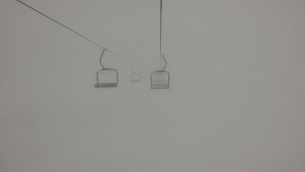 Low visibility at Turoa - July 27th