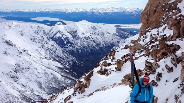 AndesCross client in the Refugio Frey region in Bariloche, Argentina. photo: AndesCross