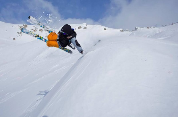 SASS Coach Garrett Russell at Catedral ski resort, Bariloche, Argentina.  photo:  SGT