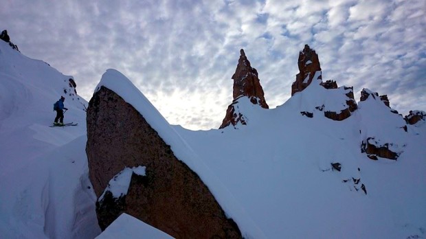 AndesCross client in the Refugio Frey region in Bariloche, Argentina. photo: AndesCross