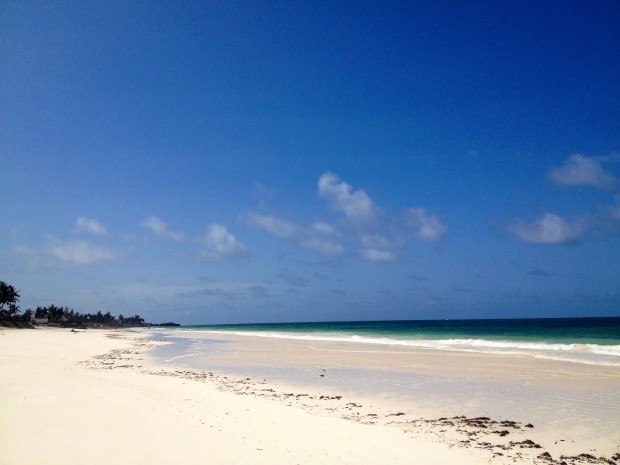 Bofa Beach.  Empty.