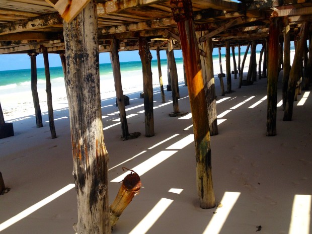 Looks can be deceiving. This pier just outside the gate of Distant Relatives, despite its lackluster, is one of the best places to spend a few hours reading and swimming in Kilifi Creek.