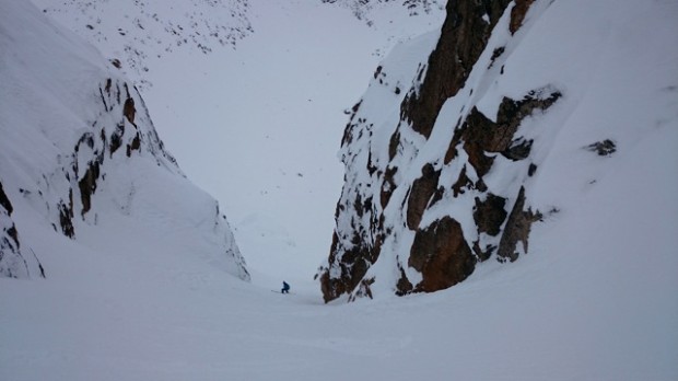 AndesCross client in the Refugio Frey region in Bariloche, Argentina.  photo:  AndesCross