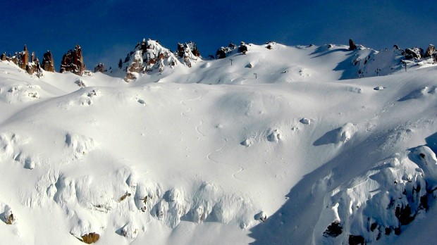La Laguna and one happy track today.  photo:  snowbrains.com