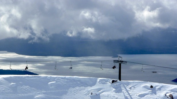 Lake Nahuel Haupi and Catedral today.