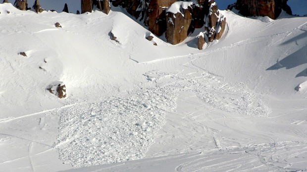 Small skier triggered avalanche today that occurred at about noon.  