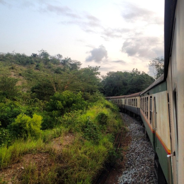 What Kenyan Railways lacks in punctuality it makes up for in ambiance.