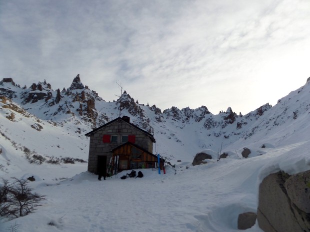 Refugio Frey and Cerro Catedral.