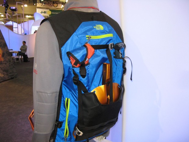 Backcountry vest with open carry system.  Dangerous.
