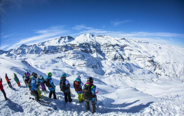 The Chilean Freeride Championships in 2013.  There was snow then.  Not now.