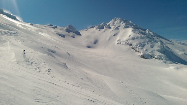 GIrdlestone Peak from the Glacier