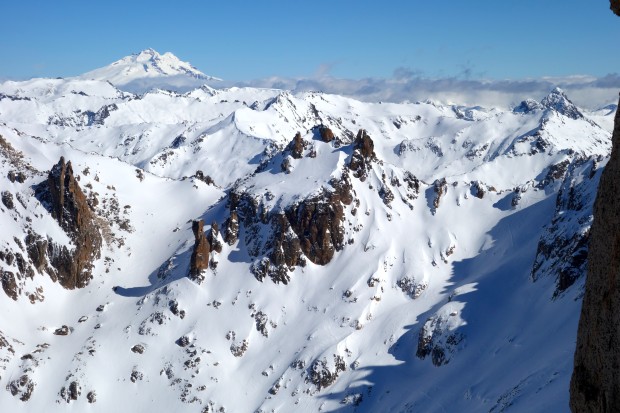 Tronador and the Van Titter valley.