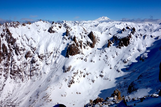 Alaskita and much of the Van Titter headwall and Tronador sticking out.
