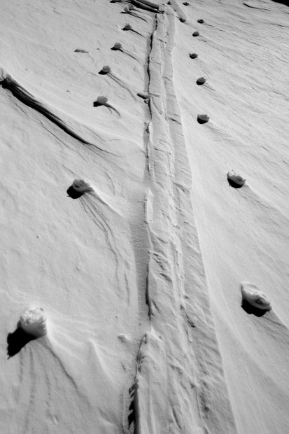 Negative prink skin track.