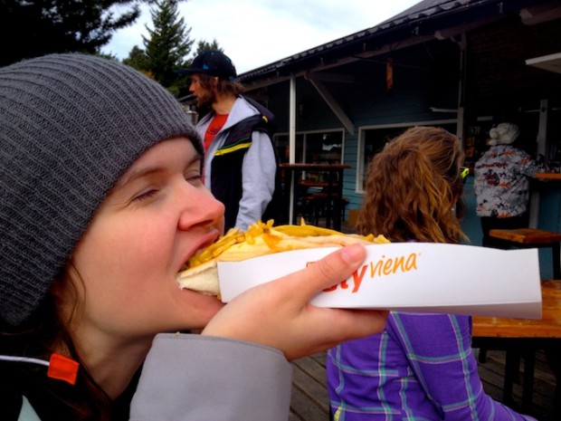Apres Super Pancho at El Establo today.