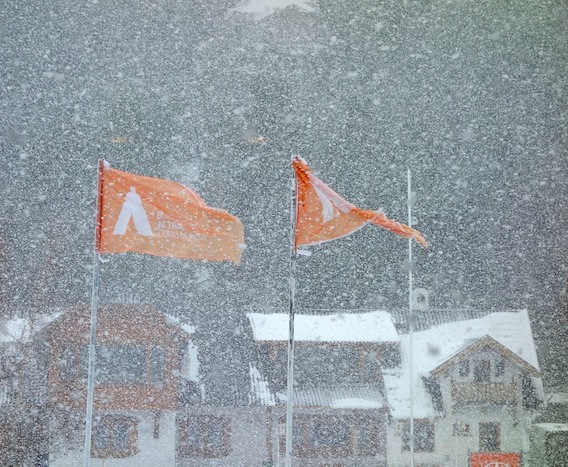 Catedral ski resort in Bariloche, Argentina was closed by this storm today. photo at 3:00pm today local time.
