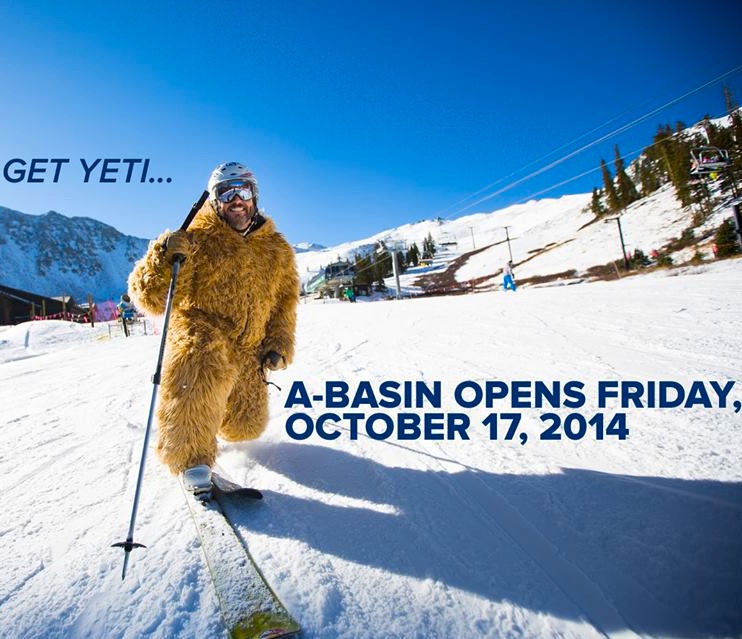 Arapahoe Basin, CO will open on October 17th!