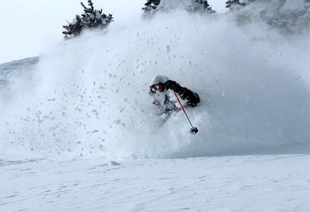 Deep at Bridger Bowl, MT.