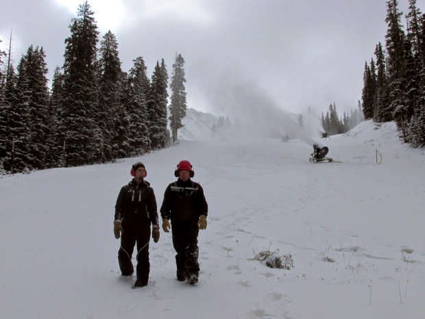Arapahoe Basin, CO.  Yesterday, October 13th, 2014