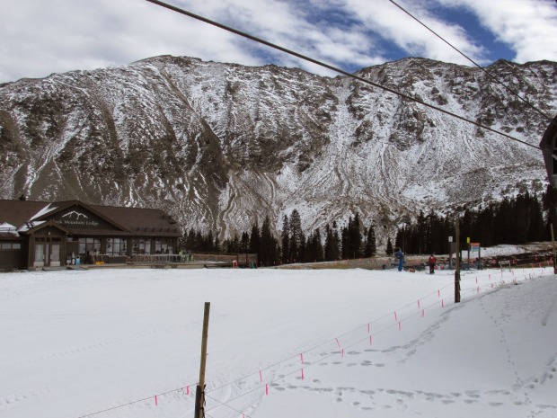 Arapahoe Basin yesterday, October 17th, 2014.