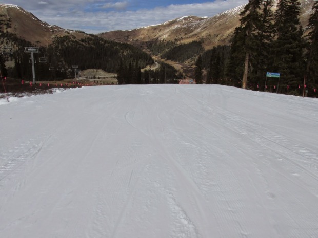 Arapahoe Basin yesterday, October 17th, 2014.