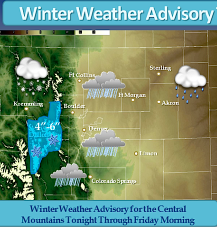 colorado snow forecast