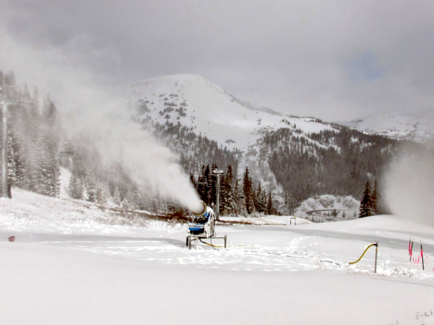 Arapahoe Basin, CO.  Yesterday, October 13th, 2014