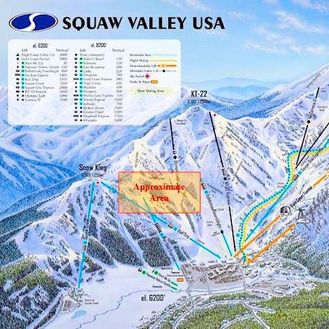 Map showing where the tree removal will happen. It appears it will all occur on Red Dog Ridge east of Heidi's Rock.