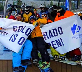 Arapahoe Basin, CO opens for the season today: October 17th, 2014.