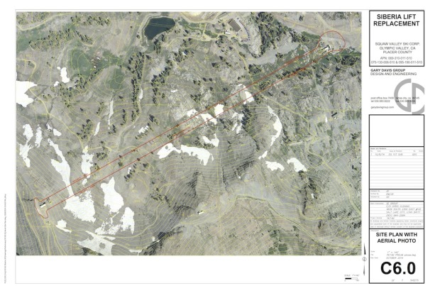 Siberia replacement lift plans submitted to Placer Country.