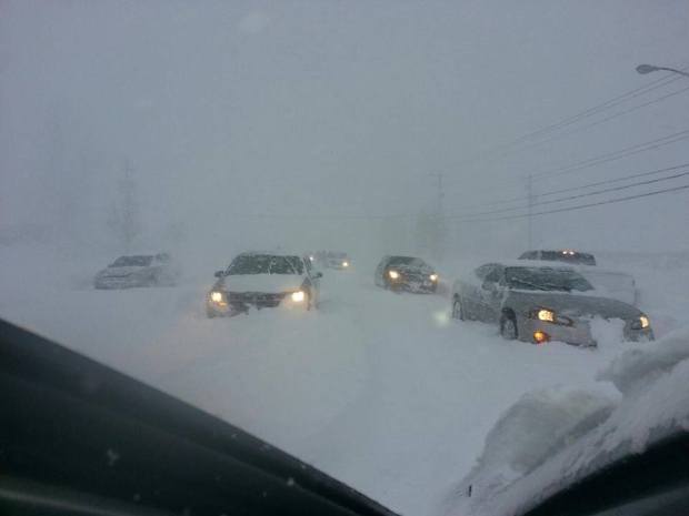 Jeremiah William - "That was walden and pavement. Around 6 am or so. I turn around and made it to main and ransom NP then it was clear to tonawanda."
