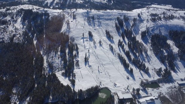 Boreal, CA today.  photo:  points north heli