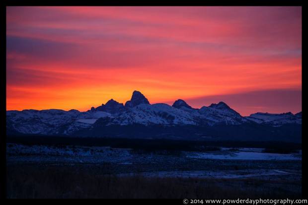 Grand Targhee view on Nov. 18th, 2014.