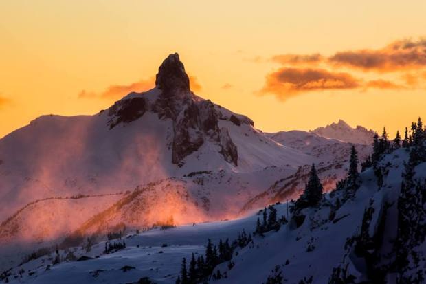 Black Tusk at Whistler yesterday