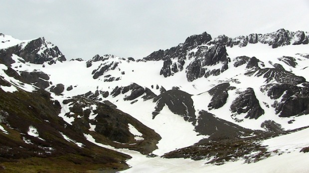 The Martial Glacier zone yesterday.