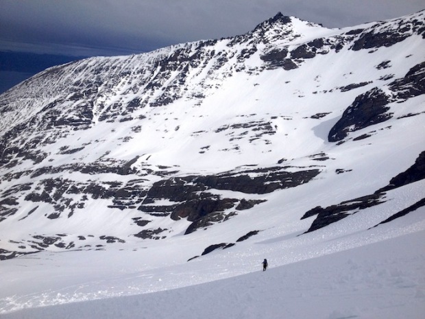 Climbing up the Martical Glacier zone, Ushuaia, Argentina.