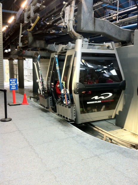  Loading up on the new Whistler Gondolas