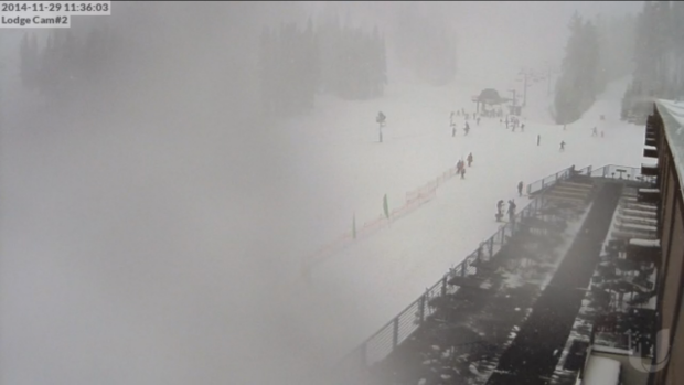 Mt. Rose today at 11:30am.