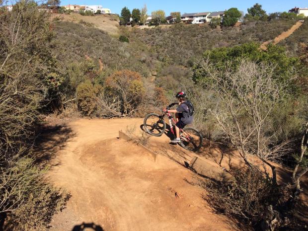 There are 18 of these hairpin turns and its a real workout to get up them. However, there's an excellent view of the rest of the park while riding up them and when you finish you feel like a boss!