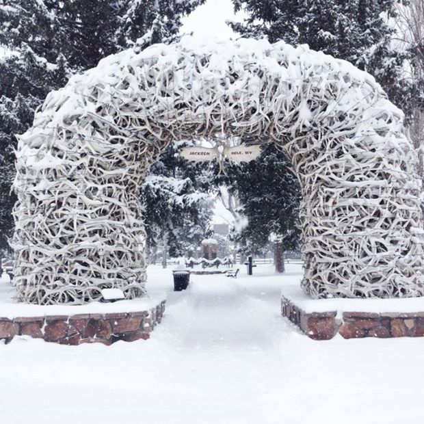 New snow in town