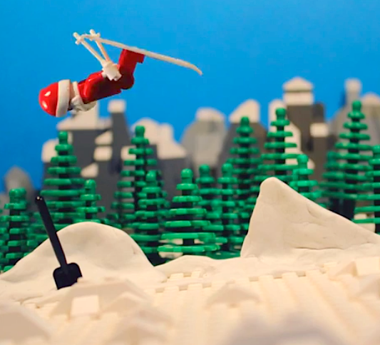 lego santa backflip